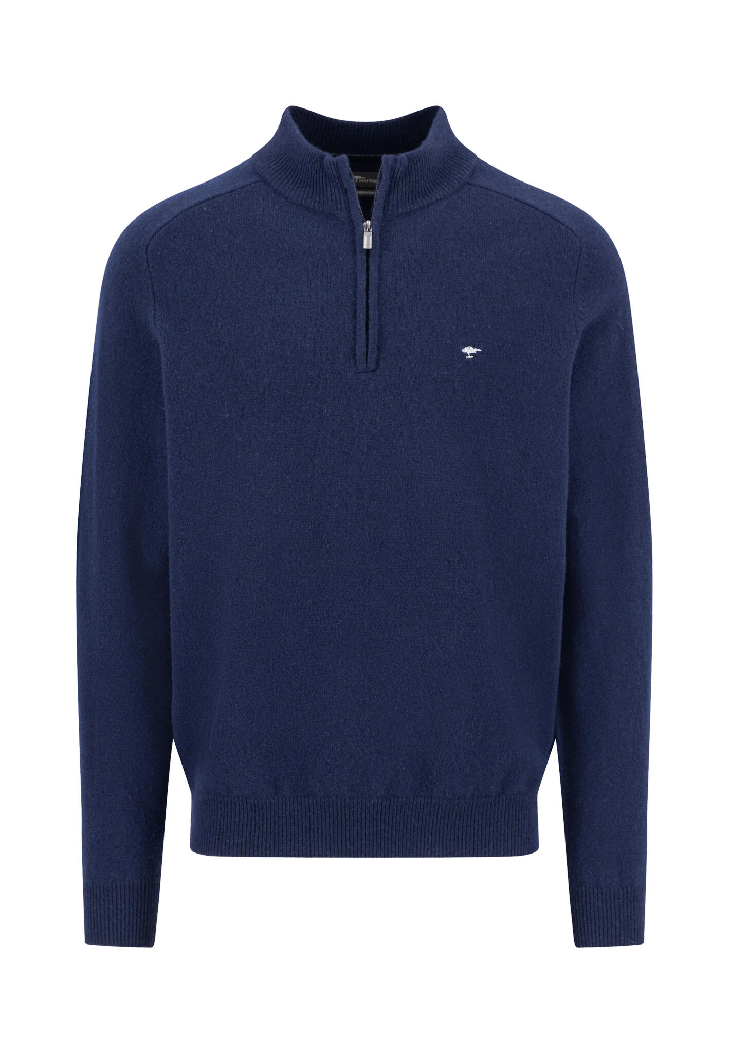 FYNCH-HATTON - Troyer- Zip, Lambswool navy - Gr. - XL von FYNCH-HATTON