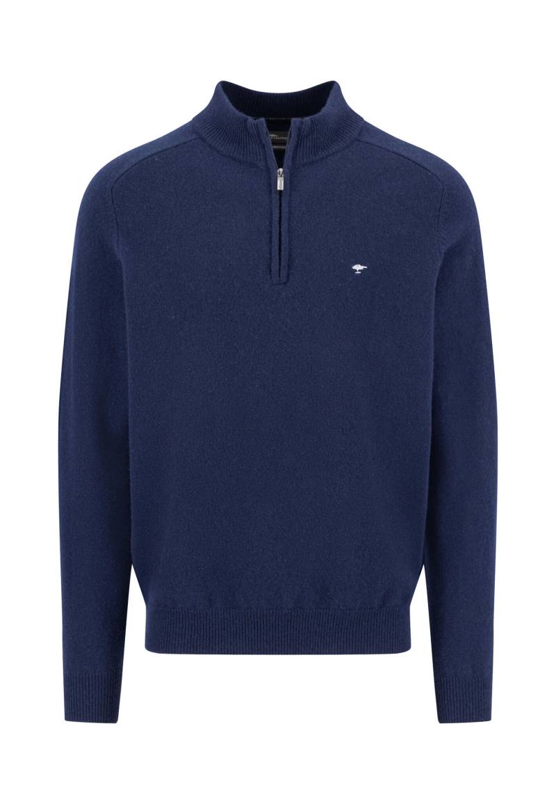 FYNCH-HATTON - Troyer- Zip, Lambswool navy - Gr. - XL von FYNCH-HATTON