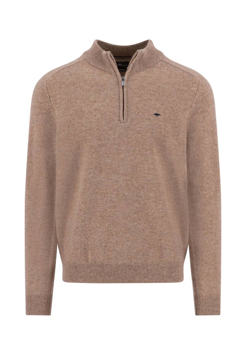 FYNCH-HATTON - Troyer- Zip, Lambswool taupe - Gr. - L von FYNCH-HATTON