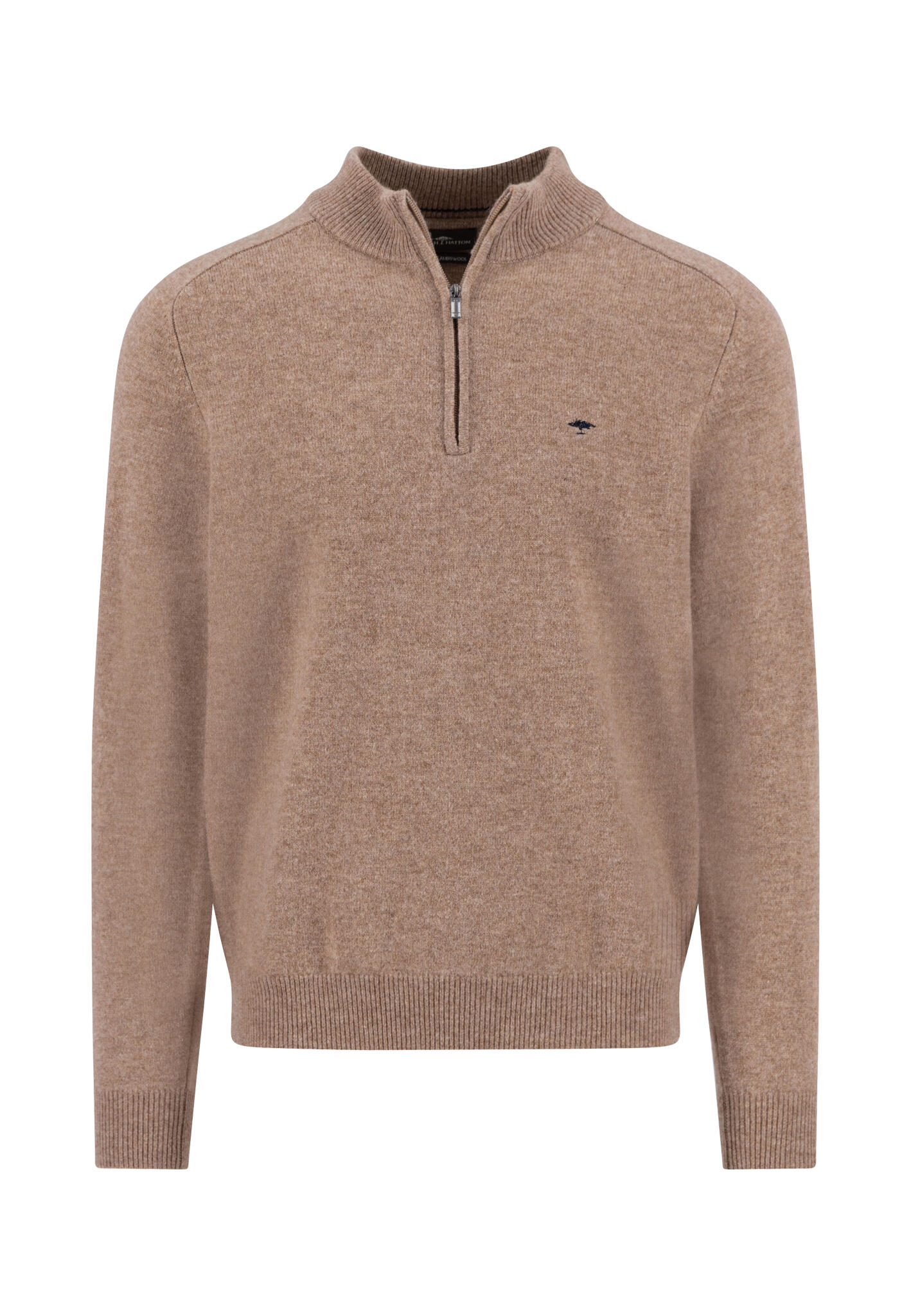 FYNCH-HATTON - Troyer- Zip, Lambswool taupe - Gr. - M von FYNCH-HATTON