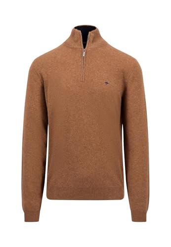 FYNCH-HATTON Pullover aus Merino-Kaschmir mit Troyerkragen Hazel/M von FYNCH-HATTON