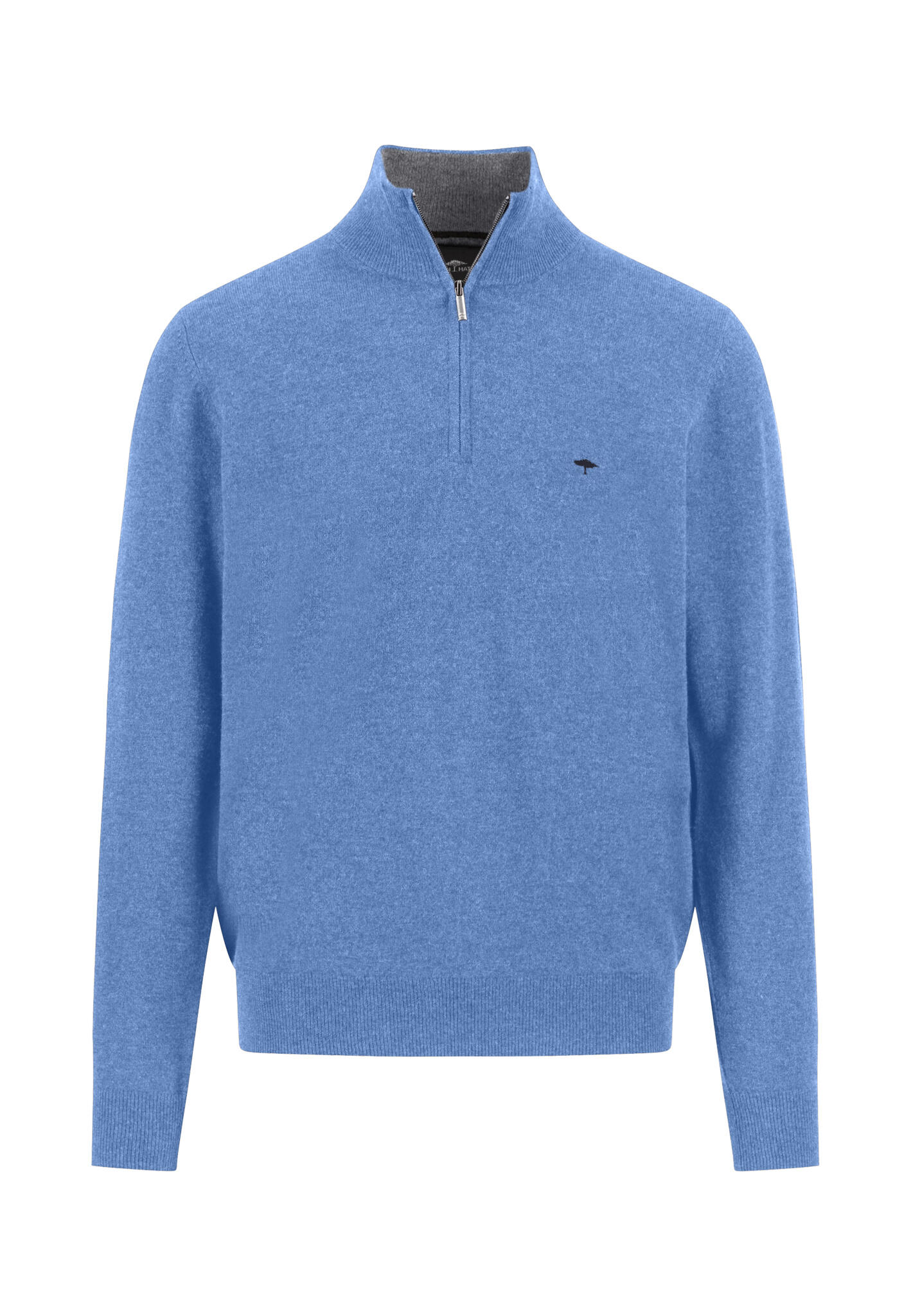FYNCH-HATTON - Troyer-Zip, Merino Cashmere crystal blue - Gr. - L von FYNCH-HATTON