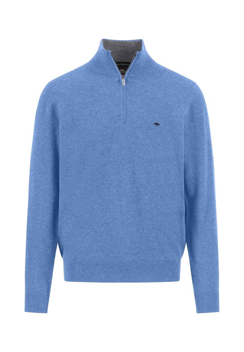 FYNCH-HATTON - Troyer-Zip, Merino Cashmere crystal blue - Gr. - XXL von FYNCH-HATTON