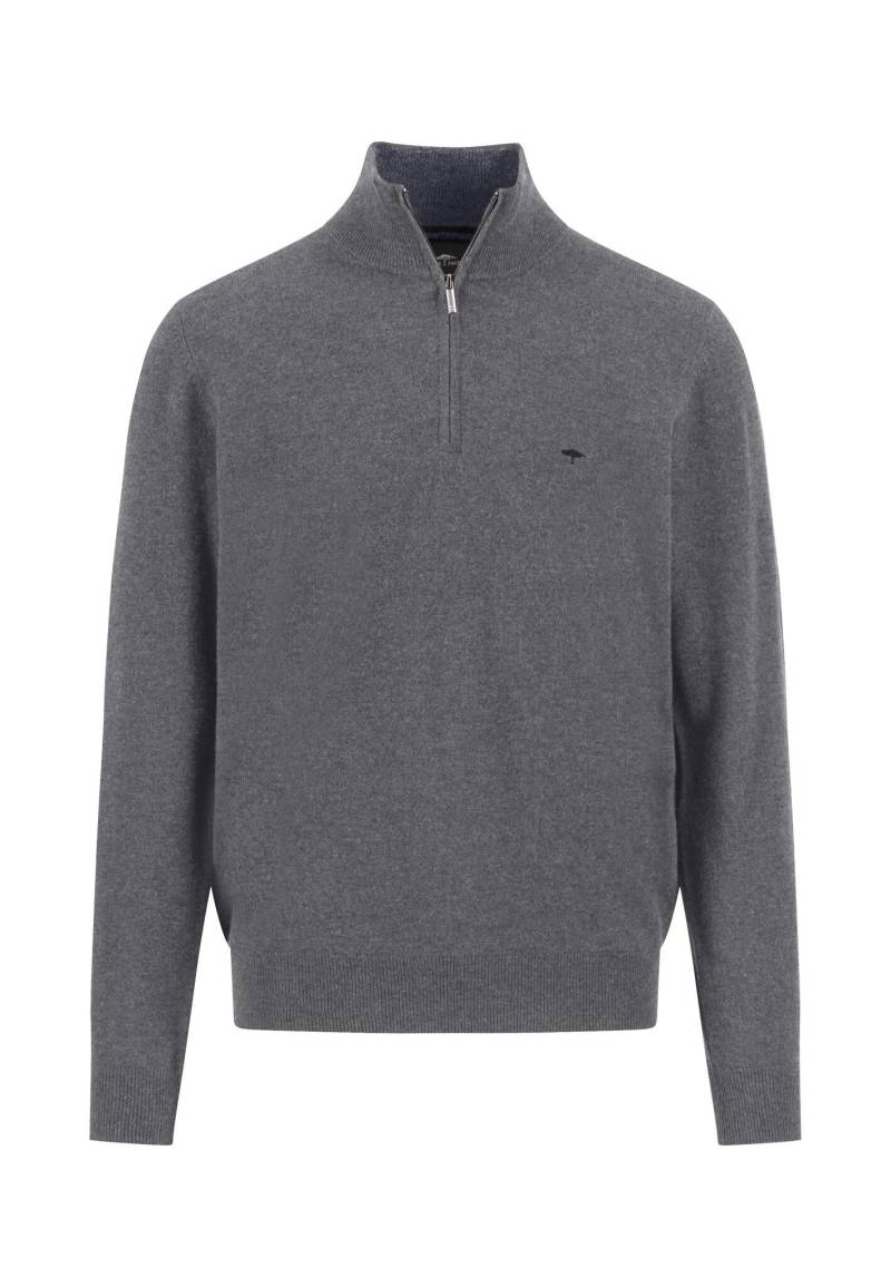 FYNCH-HATTON - Troyer-Zip, Merino Cashmere steel - Gr. - 3XL von FYNCH-HATTON