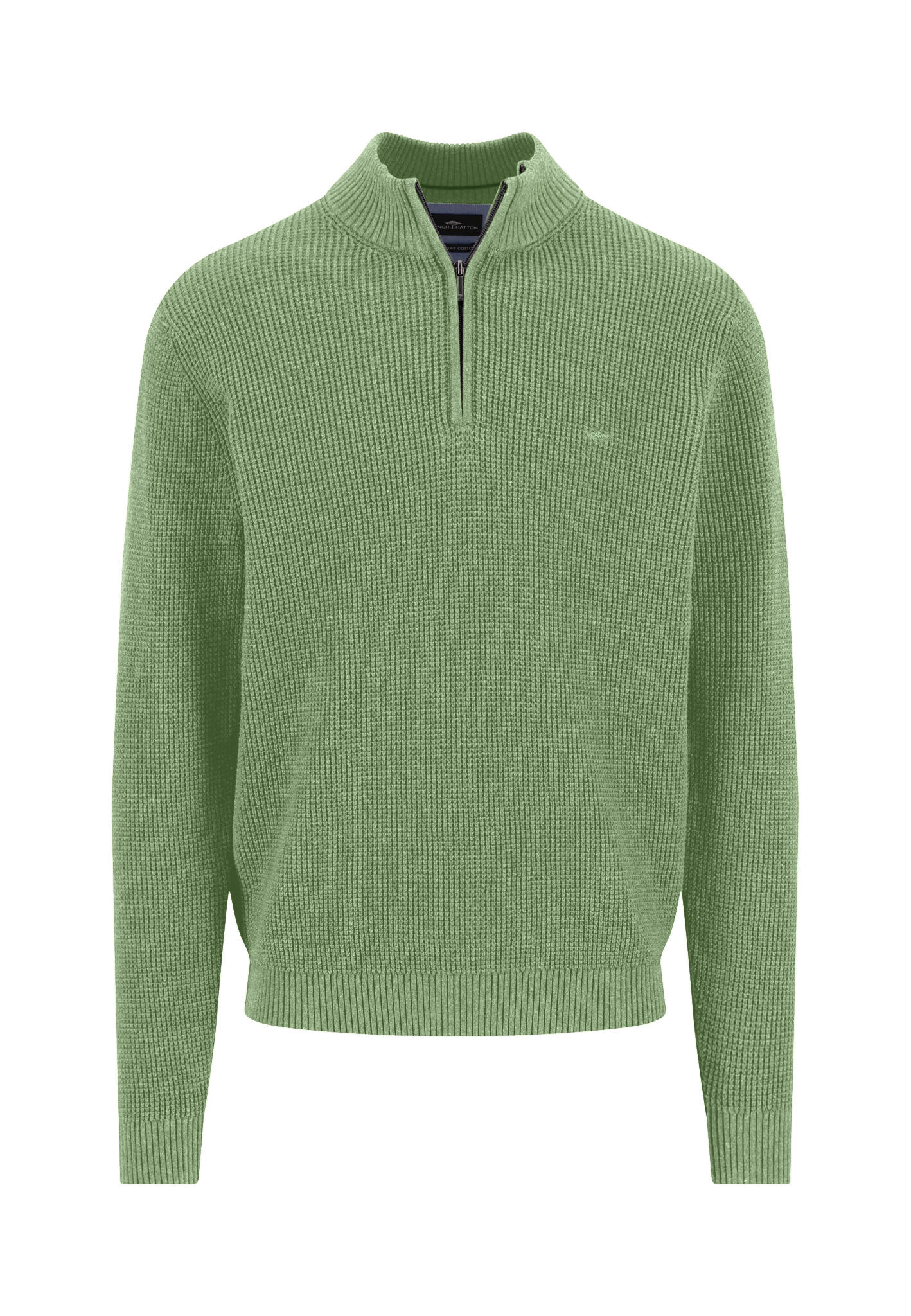 FYNCH-HATTON - Troyer Zip, Structure, Supersoft avocado - Gr. - M von FYNCH-HATTON