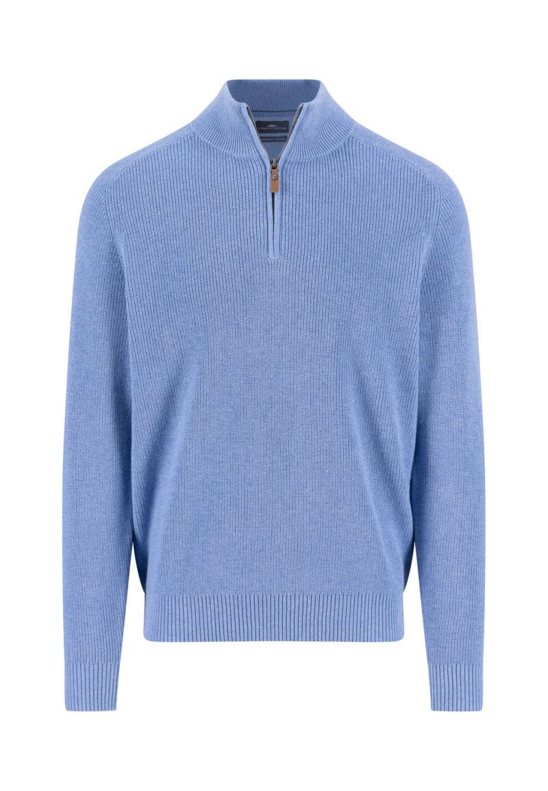 FYNCH-HATTON - Troyer Zip, Structure, Supersoft crystal blue - Gr. - XL von FYNCH-HATTON