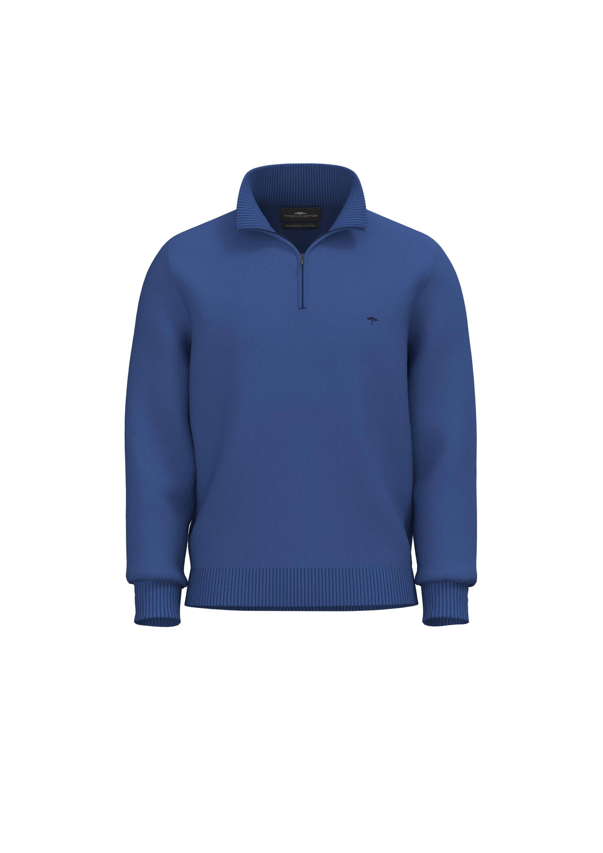 FYNCH-HATTON - Troyer Zip, Supersoft strong blue - Gr. - XL von FYNCH-HATTON