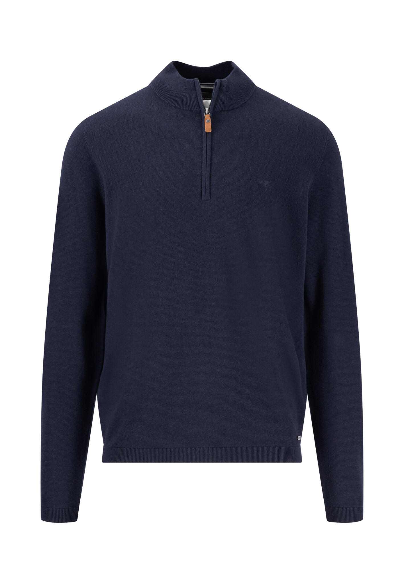 FYNCH-HATTON - Troyer Zip, small structure navy - Gr. - L von FYNCH-HATTON