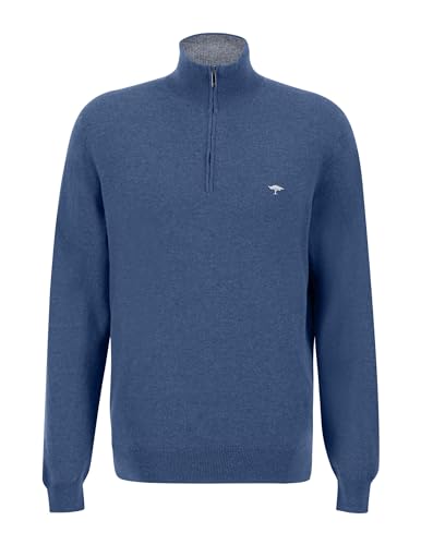 FYNCH-HATTON Troyer-Zip 1314802 - Troyer aus Merino-Kaschmir-Mix Wave XL von FYNCH-HATTON