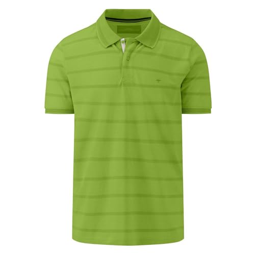 FYNCH-HATTON Two-Tone Poloshirt Leaf Green/L von FYNCH-HATTON