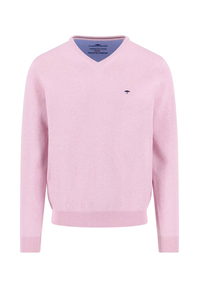 FYNCH-HATTON - V-Neck, Superfine magnolia - Gr. - XXL von FYNCH-HATTON