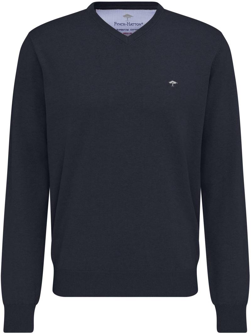 FYNCH-HATTON - V-Neck navy - Gr. - L von FYNCH-HATTON