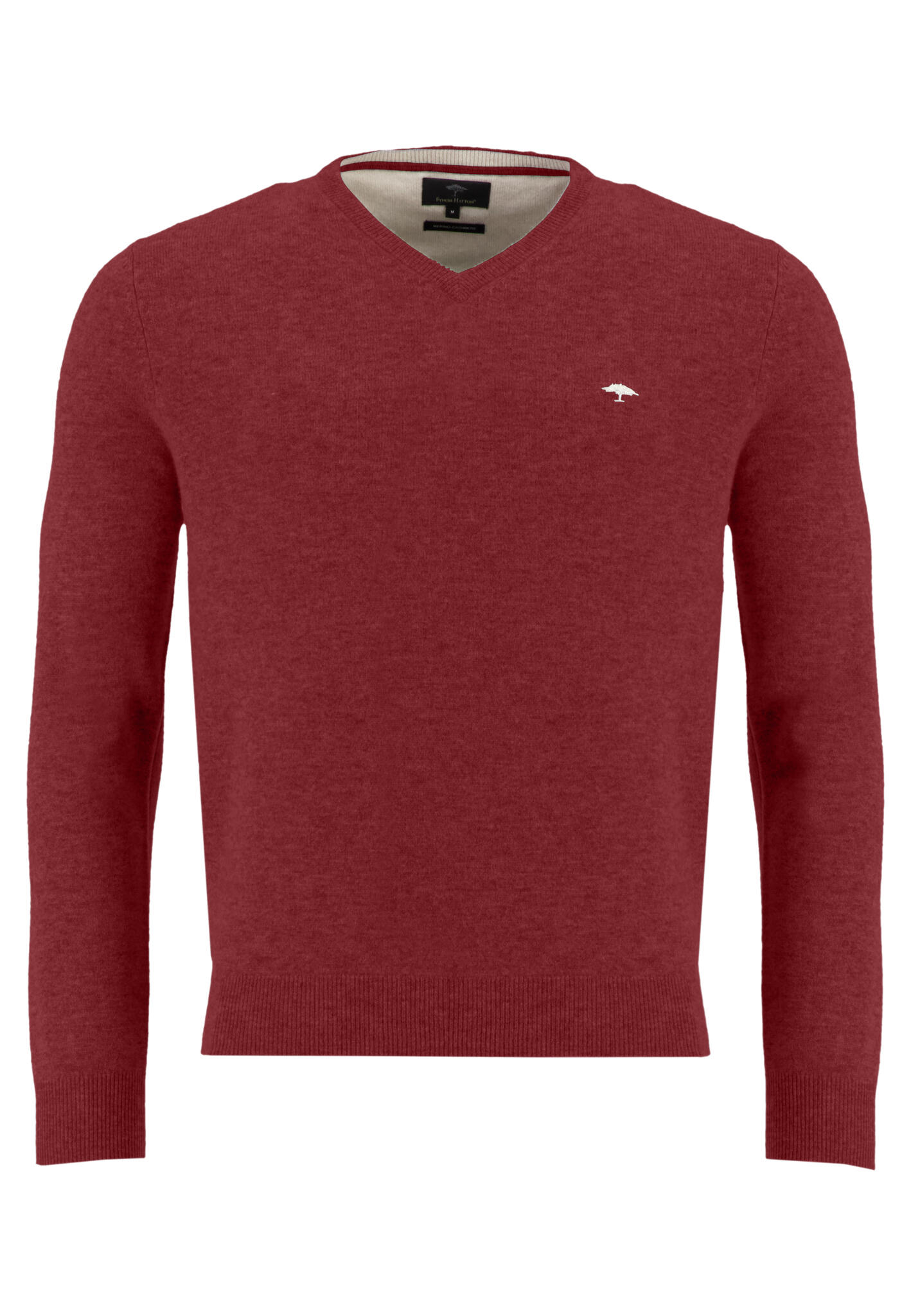 FYNCH-HATTON - V-Neck winter red - Gr. - XXL von FYNCH-HATTON