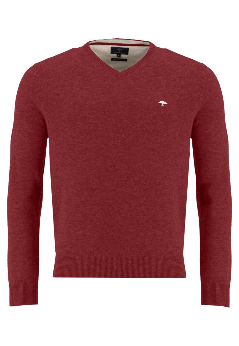 FYNCH-HATTON - V-Neck winter red - Gr. - XXL von FYNCH-HATTON