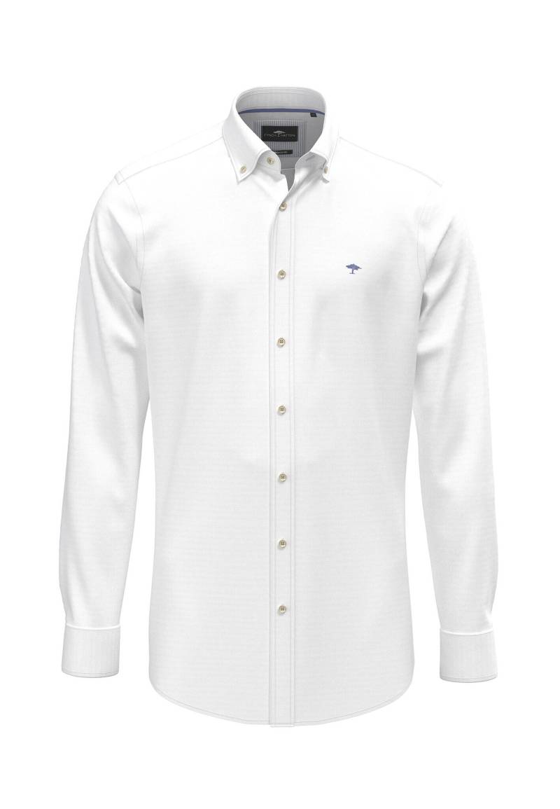 FYNCH-HATTON - Washed Oxford Solid, Kent., 1/1 white - Gr. - XL von FYNCH-HATTON