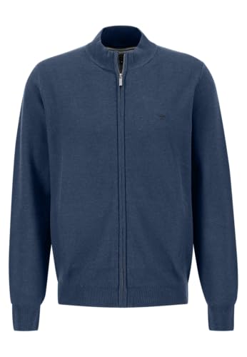 FYNCH-HATTON Weicher Baumwoll-Cardigan mit Reißverschluss Night/M von FYNCH-HATTON