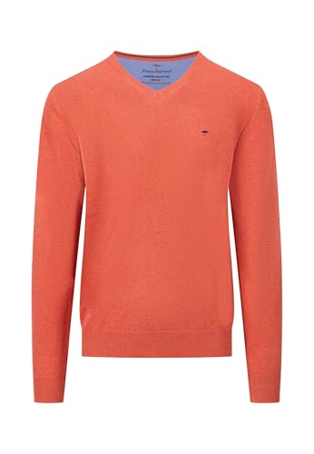 FYNCH-HATTON Weicher Feinstrick-Pullover mit V-Ausschnitt Orient red/L von FYNCH-HATTON