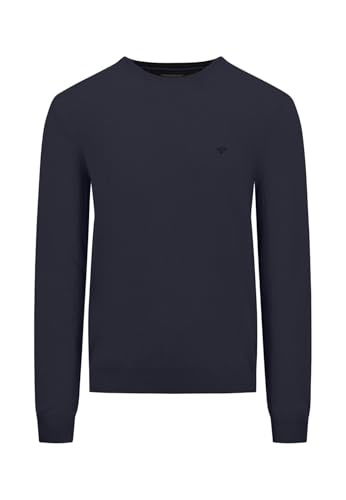 FYNCH-HATTON Pullover aus Merino-Kaschmir mit Rundhalsausschnitt Night/L von FYNCH-HATTON