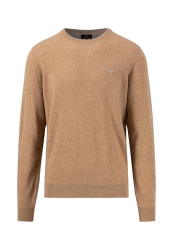 FYNCH-HATTON O-Neck Pullover aus Merino-Kaschmir Camel/M von FYNCH-HATTON