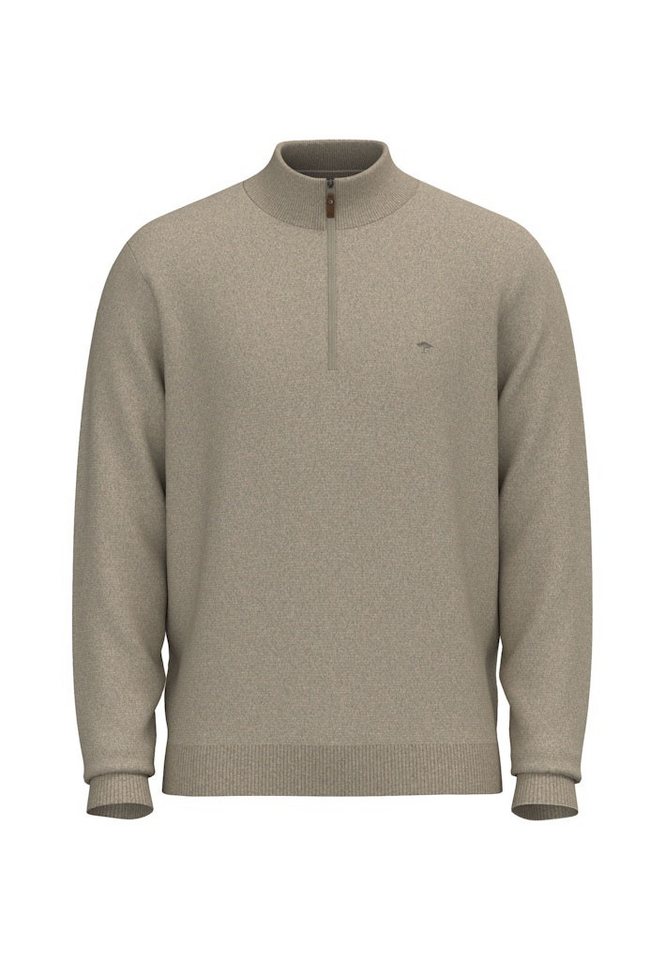 FYNCH-HATTON Wollpullover Fynch-Hatton / He.Pullover / Zip Troyer, Winter Air Cotton von FYNCH-HATTON