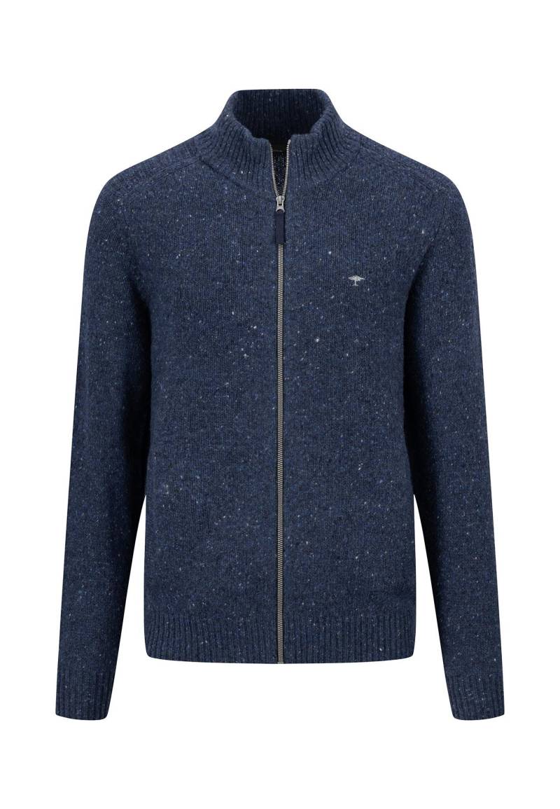 FYNCH-HATTON - Zip Cardigan, Donegal*RWS navy - Gr. - M von FYNCH-HATTON