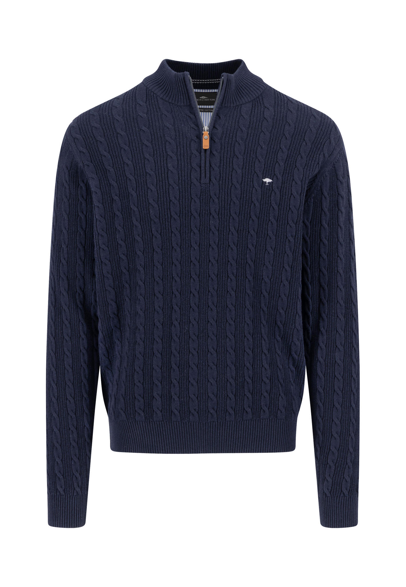 FYNCH-HATTON - Zip Troyer, Cable navy - Gr. - XXL von FYNCH-HATTON