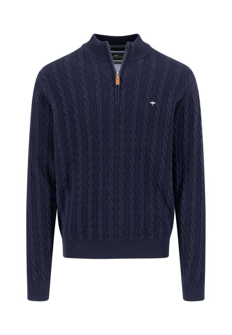 FYNCH-HATTON - Zip Troyer, Cable navy - Gr. - XXL von FYNCH-HATTON