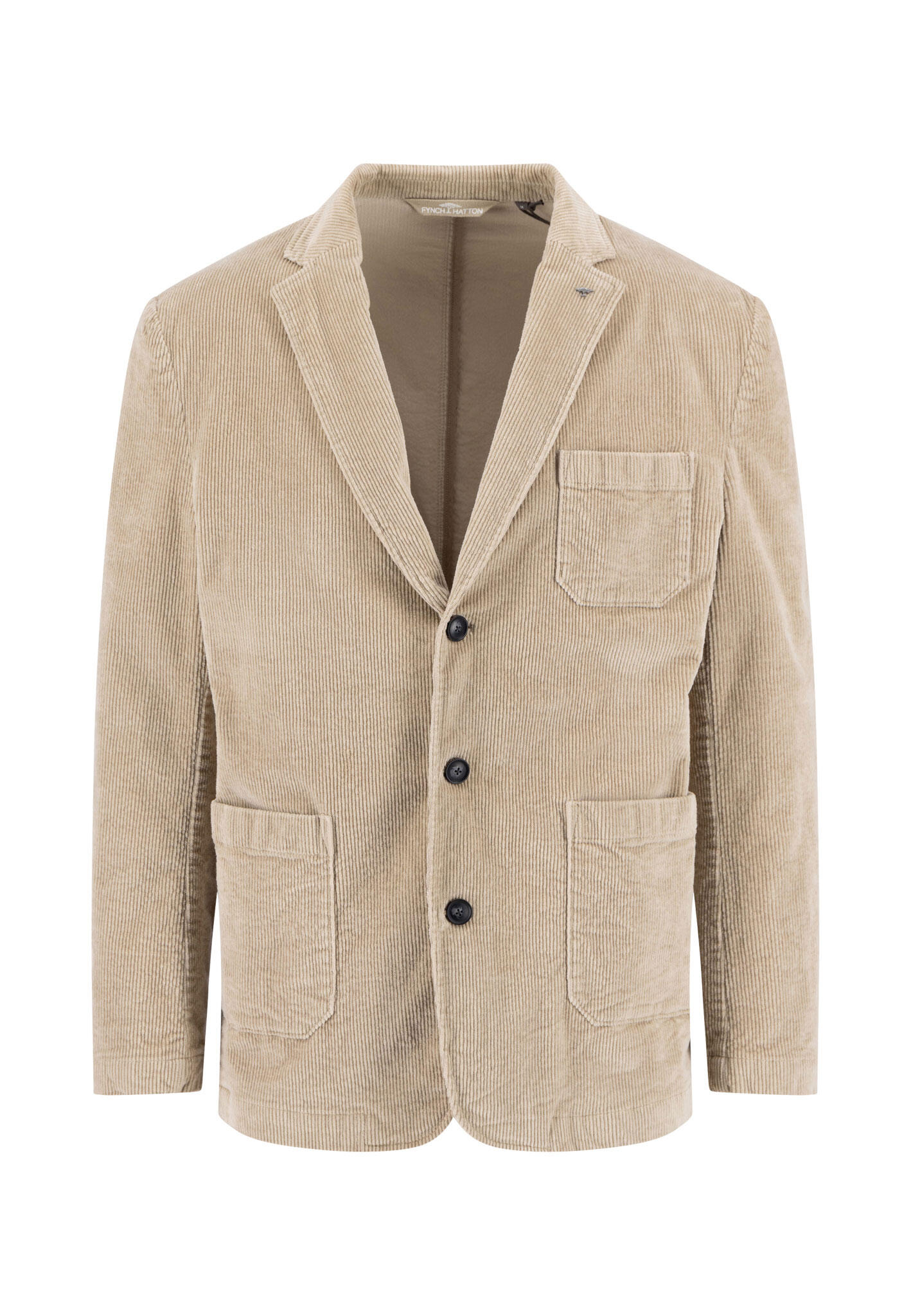 FYNCH-HATTON - unconstructed corduroy blazer beige - Gr. - M von FYNCH-HATTON