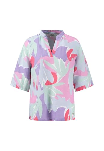 Floral gemusterte Leinenbluse Fresh Mint / 42 von FYNCH-HATTON