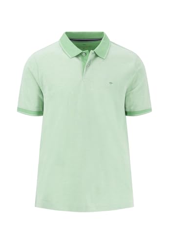 FYNCH-HATTON Piquè-Poloshirt in Two-Tone-Optik Turf Green/M von FYNCH-HATTON