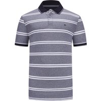 Fynch-Hatton Bicolor Piqué-Poloshirt mit Streifen von FYNCH-HATTON