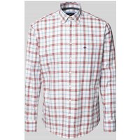 Fynch-Hatton Freizeithemd mit Button-Down-Kragen in Rot, Größe XXL von FYNCH-HATTON
