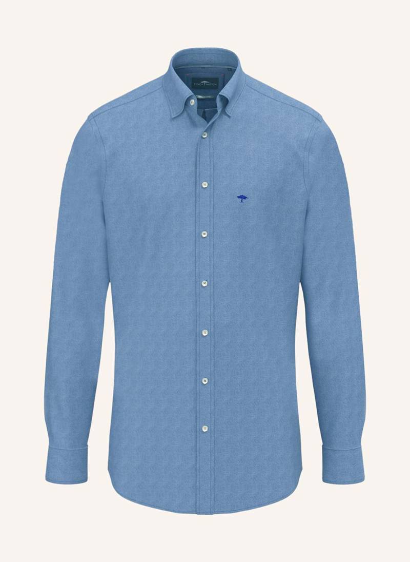 Fynch-Hatton Hemd Regular Fit In Jeansoptik blau von FYNCH-HATTON