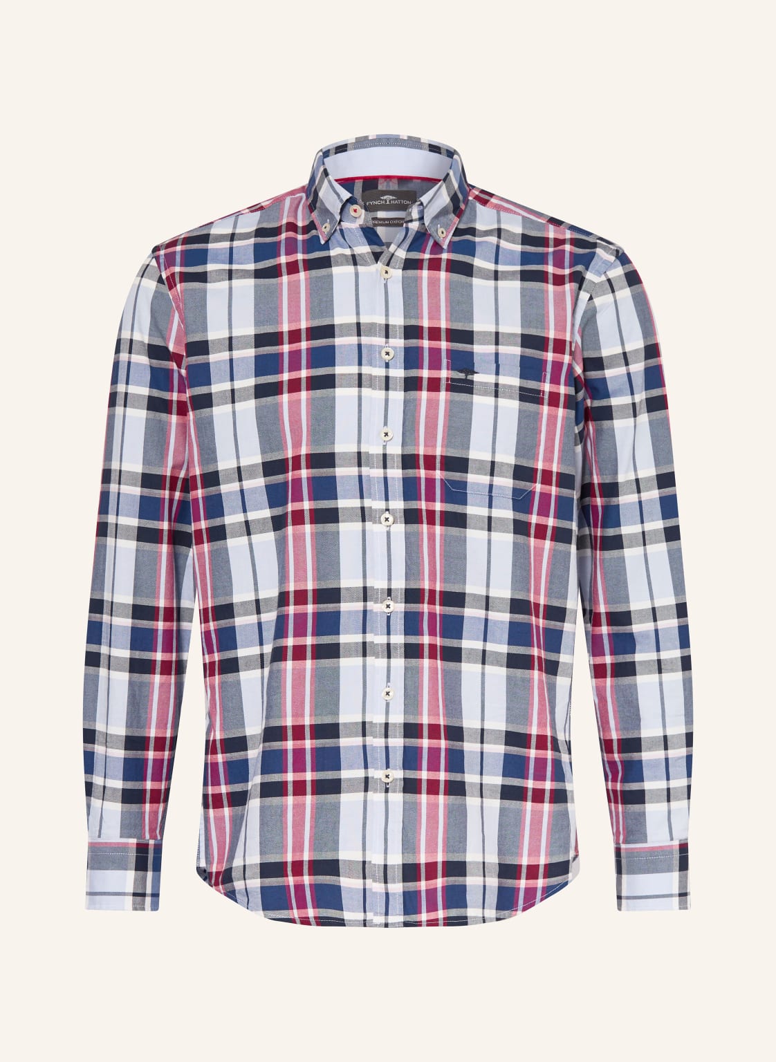 Fynch-Hatton Hemd Regular Fit blau von FYNCH-HATTON