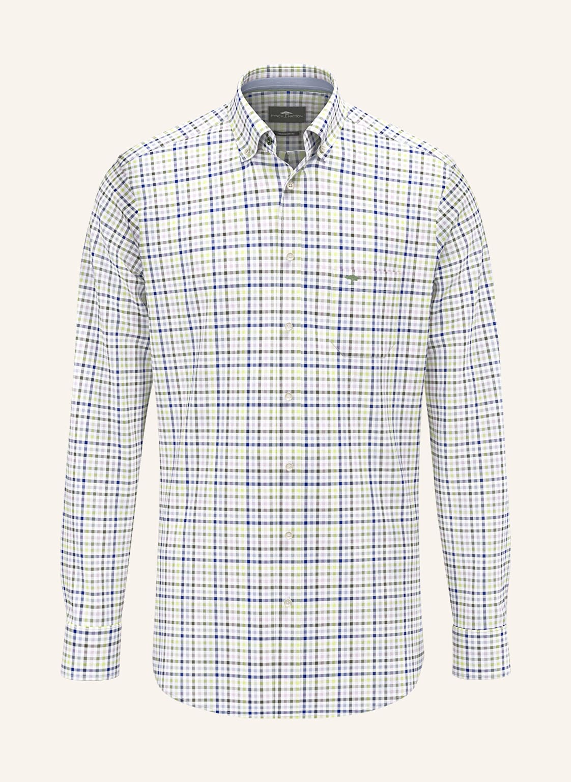 Fynch-Hatton Hemd Regular Fit gruen von FYNCH-HATTON