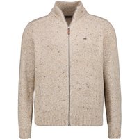 Fynch-Hatton Herren Cardigan beige unifarben Fynch-Hatton Herren Cardigan beige unifarben von FYNCH-HATTON