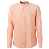 Fynch-Hatton Herren Hemd orange Leinen von FYNCH-HATTON