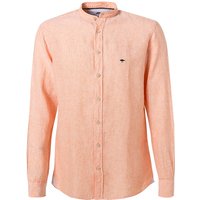 Fynch-Hatton Herren Hemd orange Leinen von FYNCH-HATTON