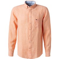 Fynch-Hatton Herren Hemd orange Leinen von FYNCH-HATTON