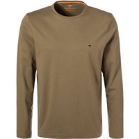 Fynch-Hatton Herren Longsleeve grün Baumwolle von FYNCH-HATTON