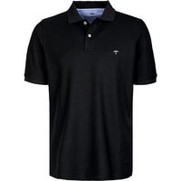 Fynch-Hatton Herren Polo-Shirt schwarz Baumwoll-Piqué von FYNCH-HATTON