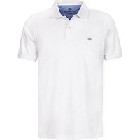 Fynch-Hatton Herren Polo-Shirt weiß Baumwoll-Piqué von FYNCH-HATTON