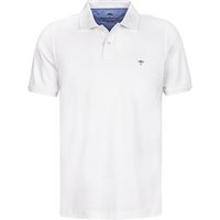 Fynch-Hatton Herren Polo-Shirt weiß Baumwoll-Piqué von FYNCH-HATTON