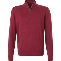 Fynch-Hatton Herren Troyer grau Baumwolle unifarben von FYNCH-HATTON