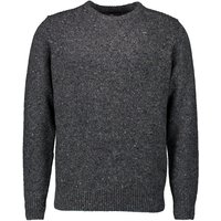 Fynch-Hatton Herren Pullover grau Alpaka-Wolle unifarben von FYNCH-HATTON
