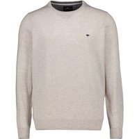 Fynch-Hatton Herren Pullover beige unifarben von FYNCH-HATTON
