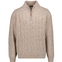 Fynch-Hatton Herren Troyer beige Wolle unifarben Fynch-Hatton Herren Troyer beige Wolle unifarben von FYNCH-HATTON