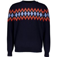 Fynch-Hatton Herren Pullover blau Norweger von FYNCH-HATTON
