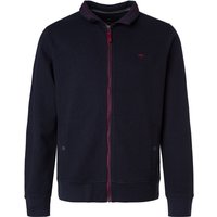 Fynch-Hatton Herren Cardigan blau unifarben von FYNCH-HATTON