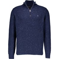 Fynch-Hatton Herren Troyer blau Alpaka-Wolle unifarben von FYNCH-HATTON